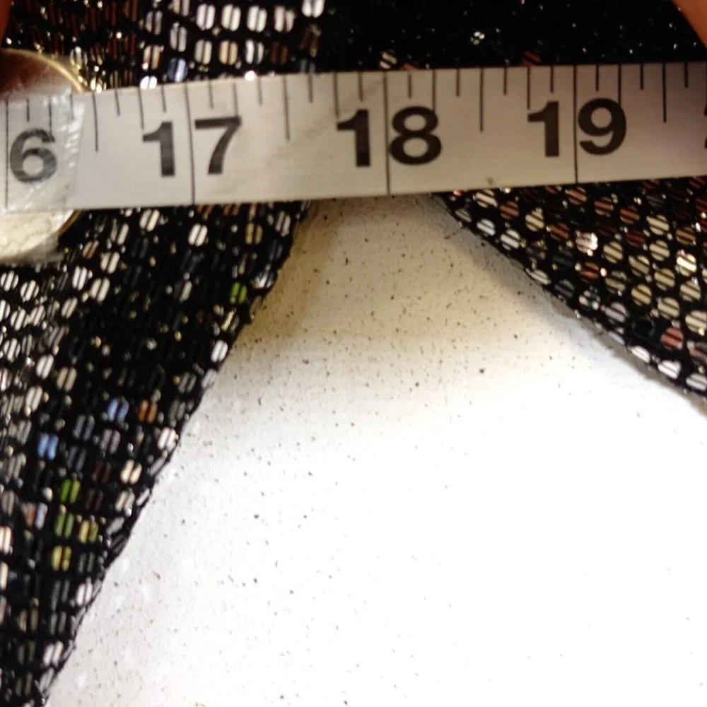 Vintage 80s Glam Sequin‎ Party Dress S Black FOREVER 21 Mini Punk Rock Princess
